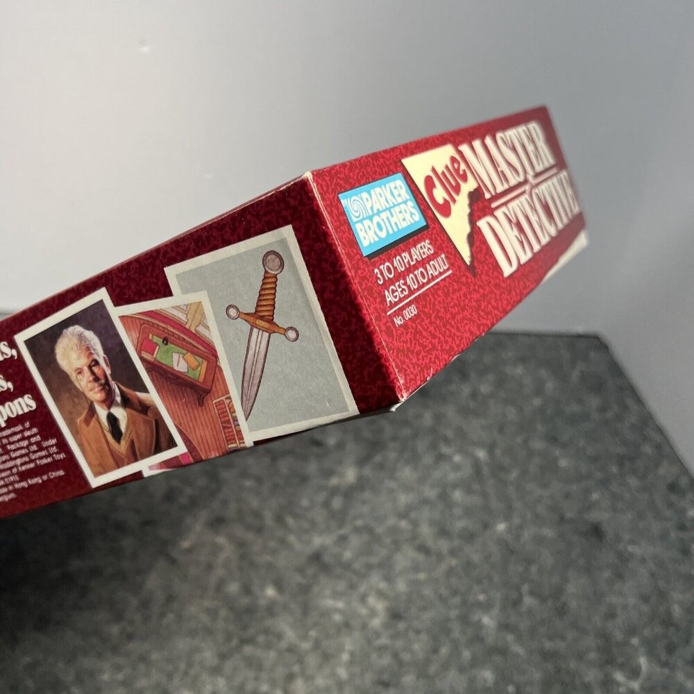 CLUE Master Detective Parker Brothers Original 1988 Complete Brass Tone Weapons - Picture 15 of 16